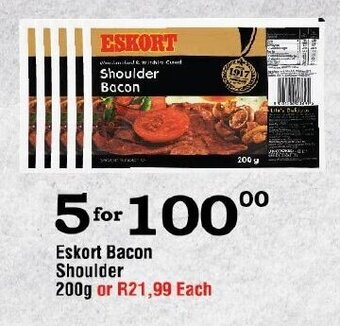 Oxford Freshmarket Eskort Bacon Shoulder 200g offer