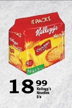 Oxford Freshmarket Kellogg's Noodles 5's offer