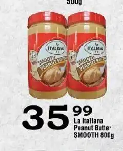 Oxford Freshmarket La Italiana Peanut Butter SMOOTH 800g offer