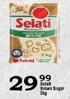 Oxford Freshmarket Selati Brown Sugar 2kg offer