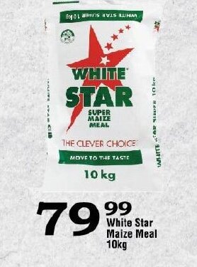 Oxford Freshmarket White Star Maize Meal 10kg offer