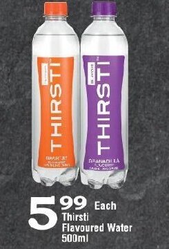 Thirsti Flavoured Water 500ml