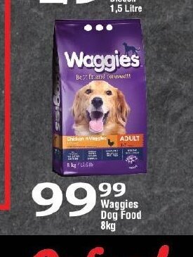 Waggies Dog Food 8kg