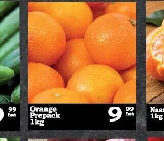 Oxford Freshmarket Orange Prepack 1 kg offer