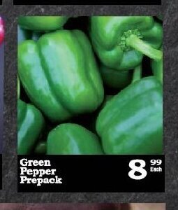 Green Pepper Prepack