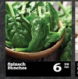 Oxford Freshmarket Spinach Bunches offer
