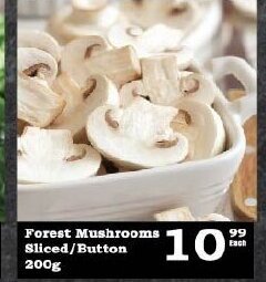 Oxford Freshmarket Forest Mushrooms Sliced/ Button 200g offer
