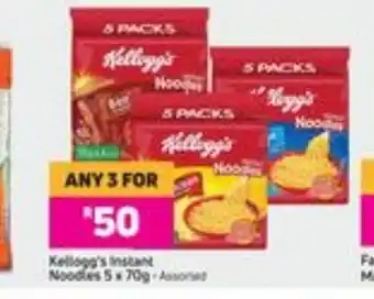 Game Kellogg's Instant noodles 5x70g offer