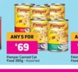 Game Pamper Canned Cat Food 385g offer