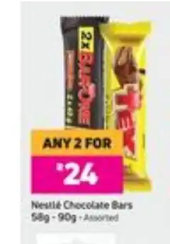 Game Nestle Chocolate bars offer