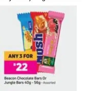 Game Beacon Chocolate Bars Or Jungle bars 40g-56g offer