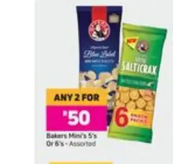 Game Bakers Mini's 5's or 6's offer