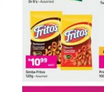 Game Simba Fritos 120g offer