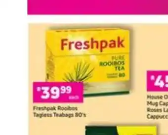 Game Freshpak Rooibos Tagless Teabags 80's offer