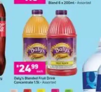 Game Daly's Blended Fruit Drink Concentrate 1.5L offer