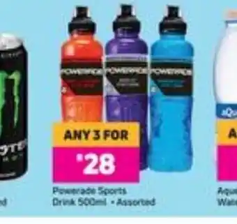 Game Powerade Sports Drink 500ml Assorted offer