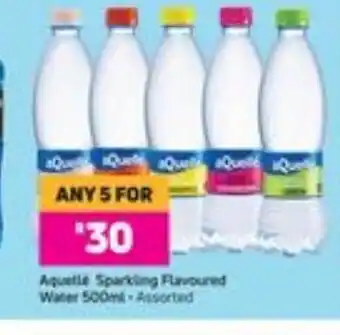 Game Aquelle Sparkling Flavoured Water 500ml offer