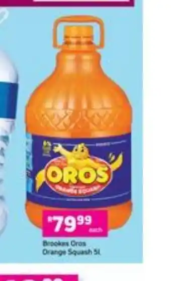 Game Brookers Oros Orange Squash 5L offer