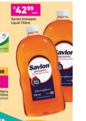 Game Savlon Antiseptic Liquid 750ml offer