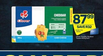 Pick n Pay Clover Cheddar, Gouda or Tussers 800g Each offer