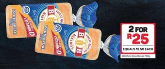 BB White Sliced Bread 700g