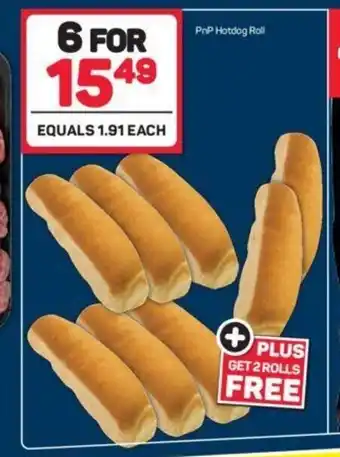 Pick n Pay PnP Hotdog Roll offer