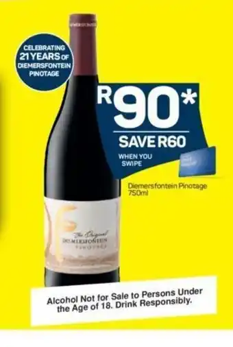 Diemersfontein Pinotage 750ml