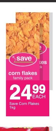 Save Save Corn Flakes 1kg offer