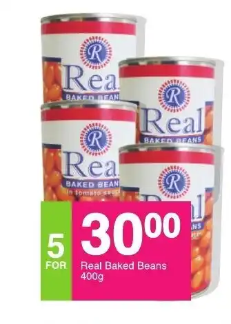 Save Real Baked Beans 400g offer