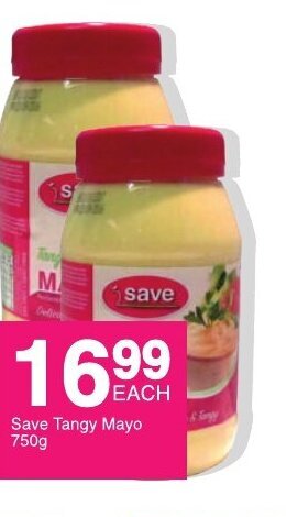 Save Save Tangy Mayo 750g offer
