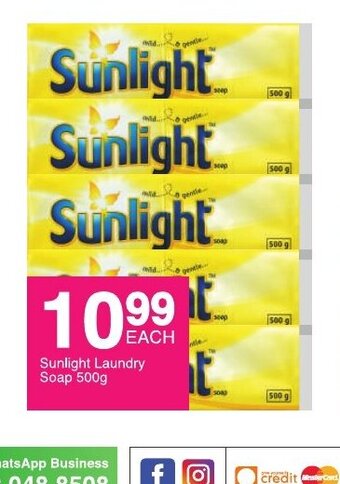 Save Sunlight Laundry Soap 500g offer