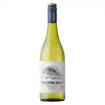 Porcupine ridge sauvignon blanc white wine bottle 750mml