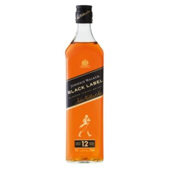 Johnnie walker black label 12 year old scotch whisky bottle 750ml