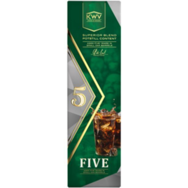 Checkers Liquor Shop Kwv 5 year old brandy bottle 750ml offer
