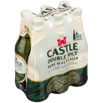 Checkers Liquor Shop Castle double malt pure malt lager 6 x 340ml offer