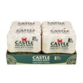 Castle double malt 410ml x 24