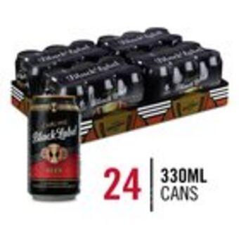 Pick n Pay Liquor Carling black label can 330ml x 24 offer