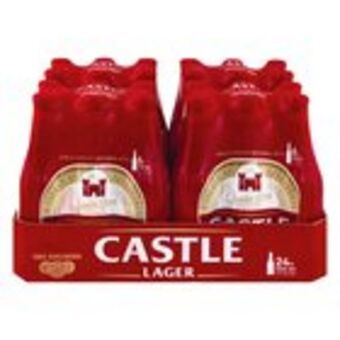Pick n Pay Liquor Castle lager bottle 340ml x 24 offer