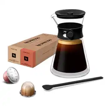 Nespresso Vertuo carafe starter set (14 capsules + 1 vertuo carafe) offer