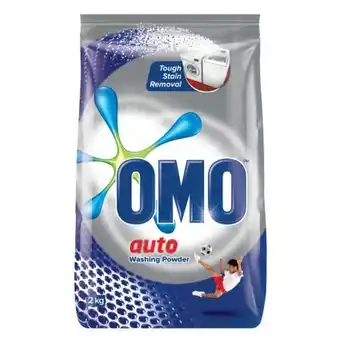 Game Omo auto washing powder bag 2, kg offer