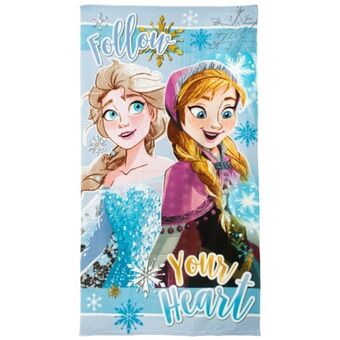 Frozen frozen beach towel