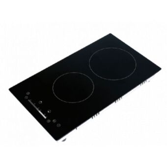 Elba 30cm 2 place black ceran hob - 02/lt2-07