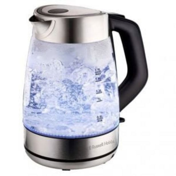 Russell hobbs 1.7l glass kettle 17000 offer at Hirsch's