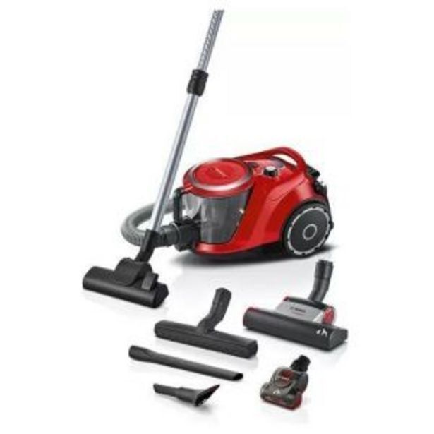 Bosch bagless vacuum cleaner proanimal red bgs41zooru offer at Hirsch's