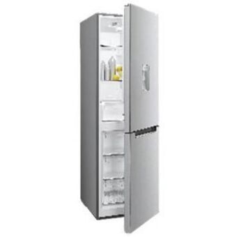 Aeg 318l silver combi fridge - rcb36102nx