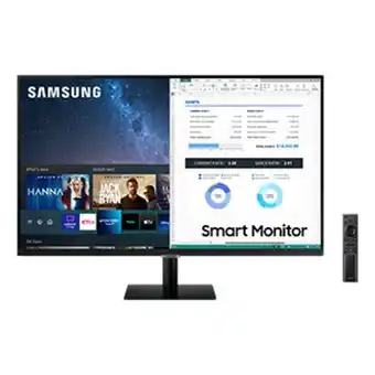 Samsung 32" smart monitor with smart tv apps and pc on screen offer