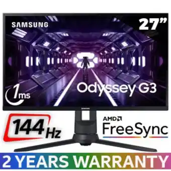 Samsung odyssey g3 series 27" fhd gaming monitor