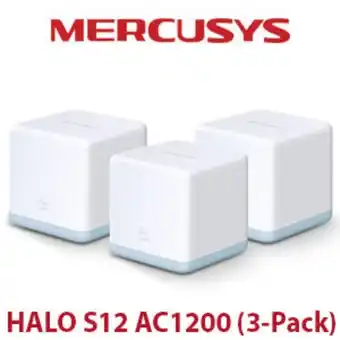 Mercusys halo s12 home mesh wi-fi system - 3-pack