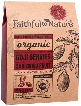 Faithful to Nature Faithful to nature organic goji berries offer