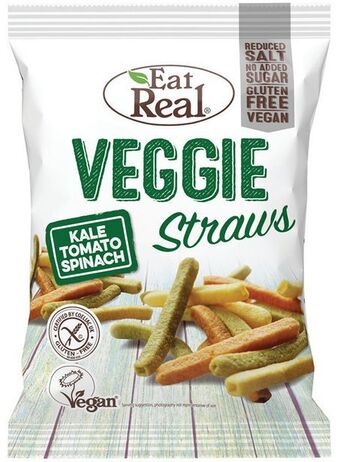 Faithful to Nature Eat real veggie straws - kale, tomato, spinac... offer